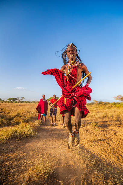 A Maasai In Amboseli